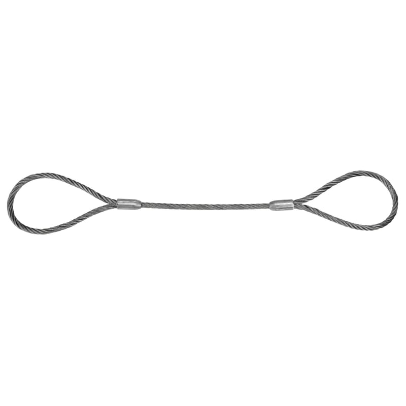 Lift-All® Permaloc® 58IEEX8 Imported Wire Rope Sling, 5/8 in Dia Wire ...
