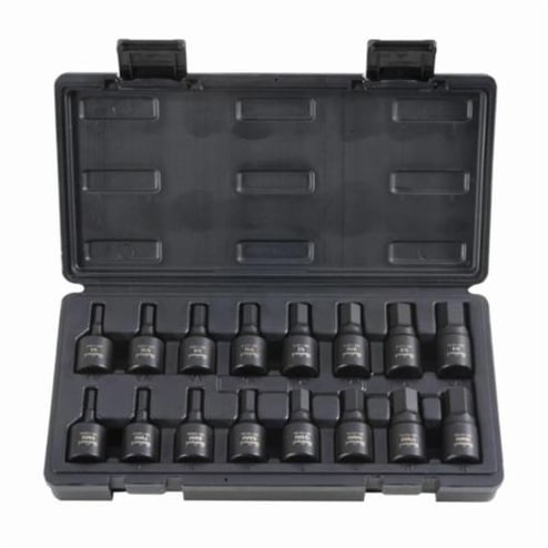 Blackhawk™ by Proto® UH-1216CS Impact Socket Set, 6 Points, 1/2 in
